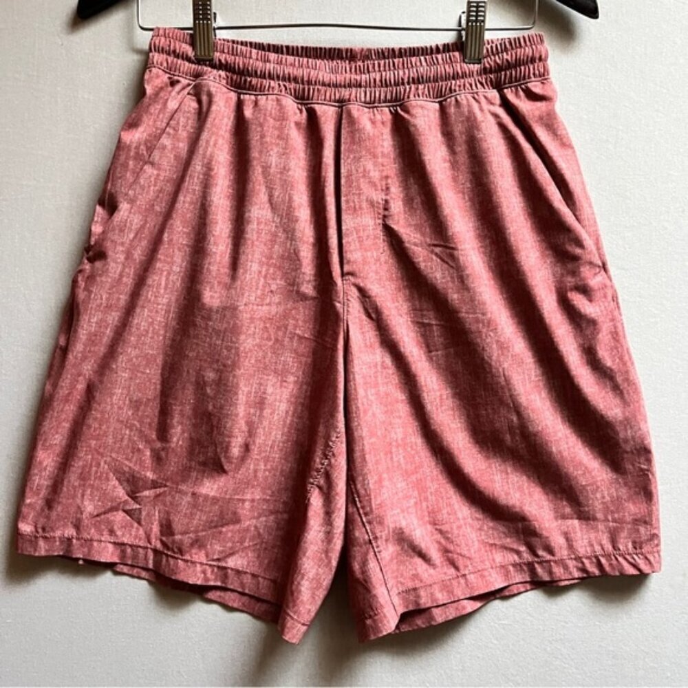 Lululemon Pace Breaker Linerless Athletic Shorts Red Men's M